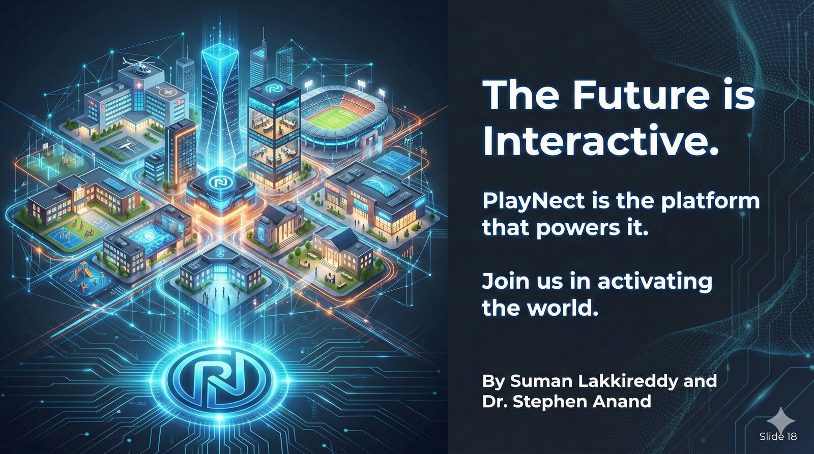 The future is interactive — connected city of PlayNect-activated venues